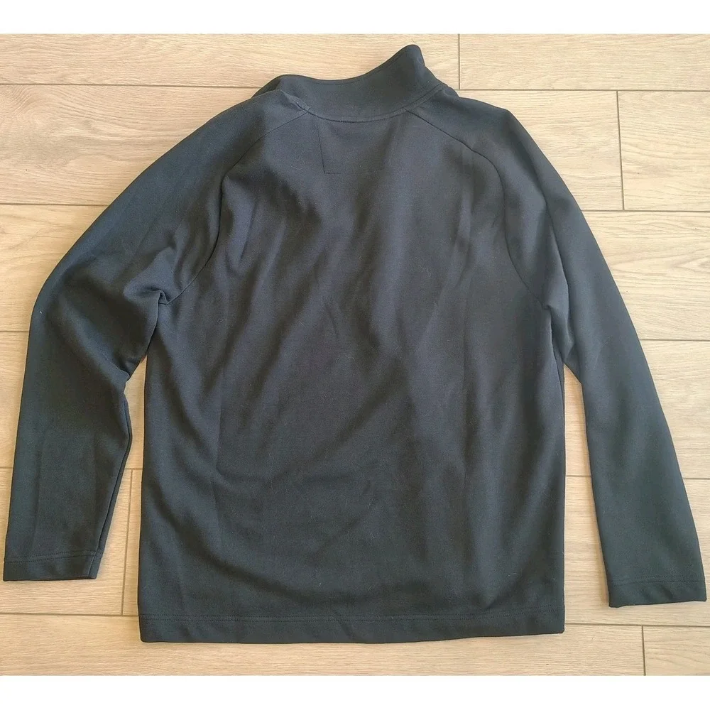 Banana Republic‎ Men's XL Gray Pullover Moisture Wicking 1/4 Zip A2